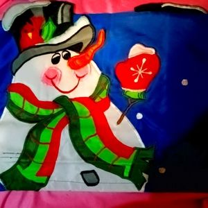 Snowman weatherproof mailbox cover